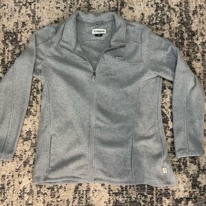 Gray Full-Zip Fleece Magellan Jacket